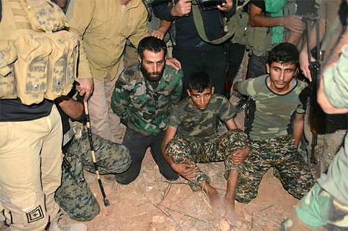 En fotos: terroristas de Al Nusra apresados por el ejército sirio
